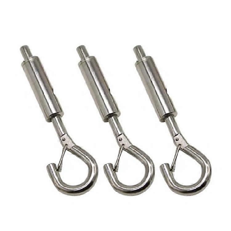 Corrosion Resistant Copper Materials Adjustable Automatic Wire Rope Spring Hook Clothesline Picture Hanging Solution