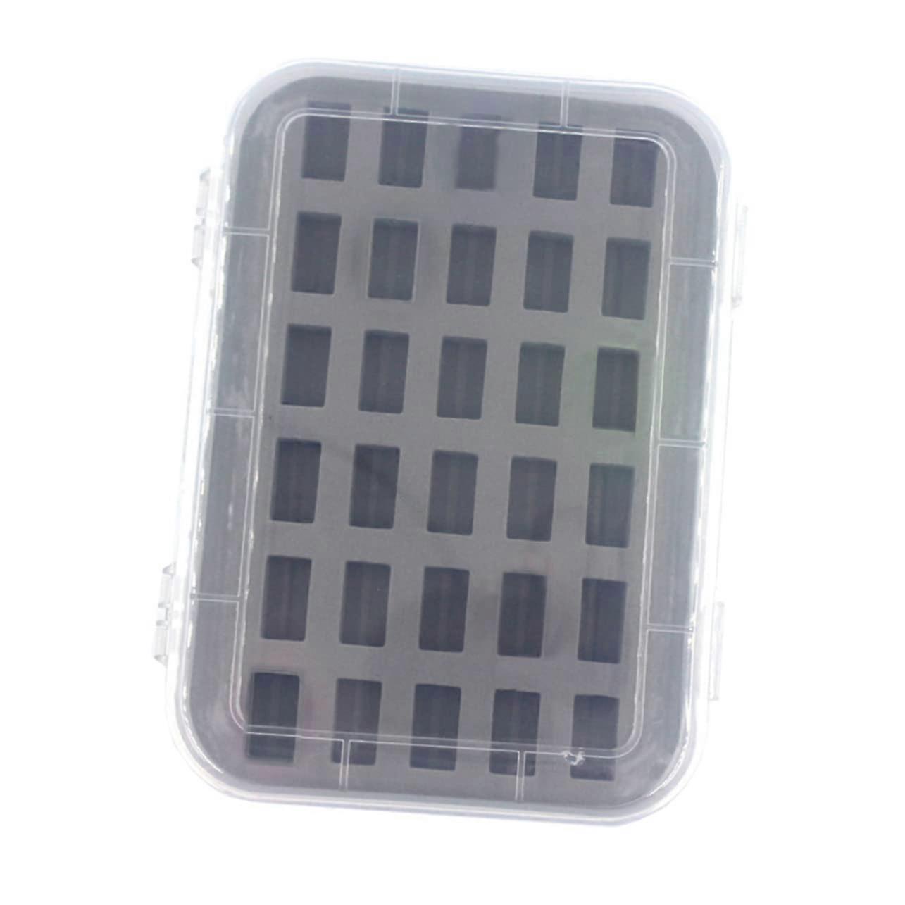 Sewing Bobbin Storage Box with Secure Sponge Insert, Tangle Thread Organizer, Lightweight Plastic Case