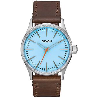Nixon Sentry Quartz Analog Woman Watch with A3772547 Cowskin Bracelet