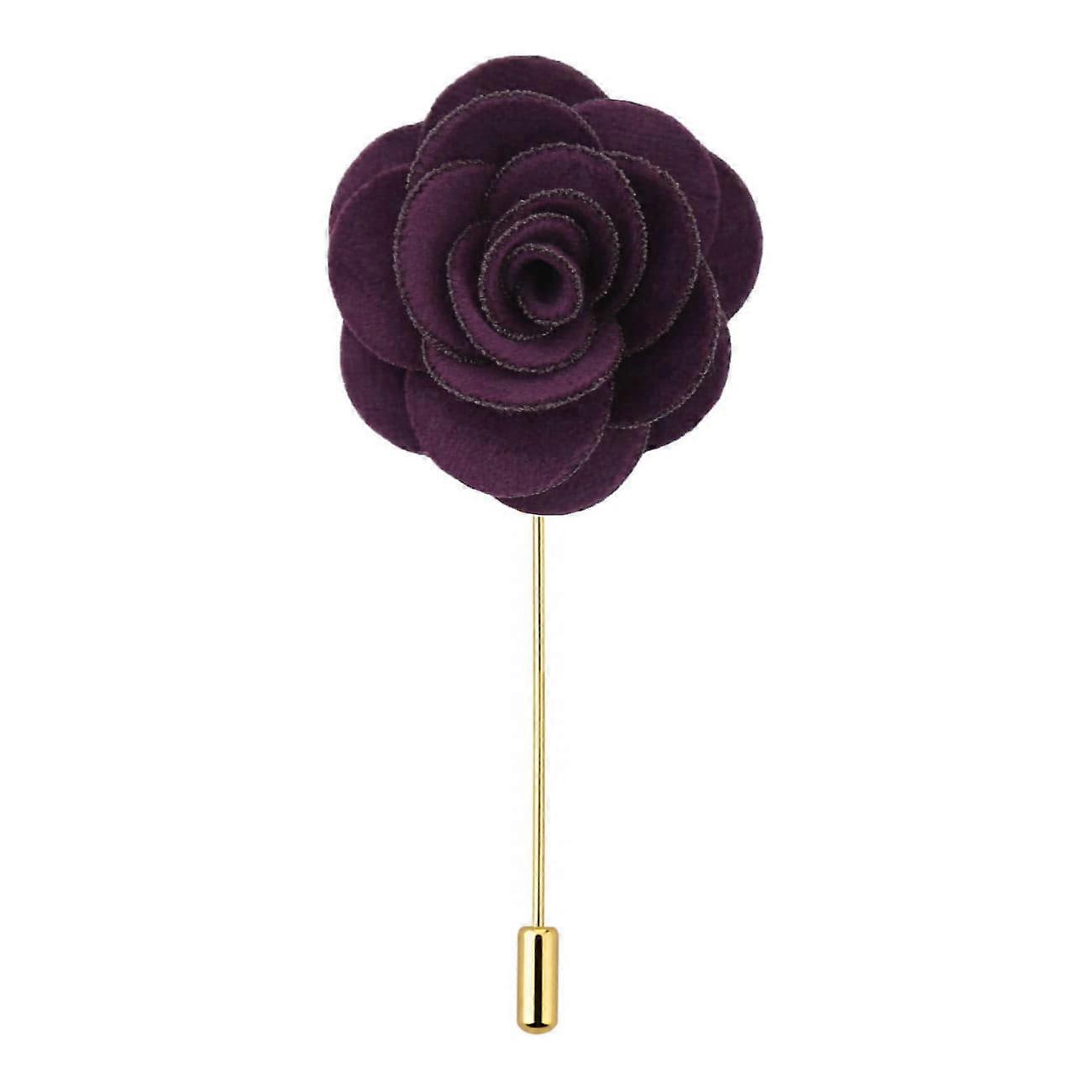 Purple Velvet Lapel Pin