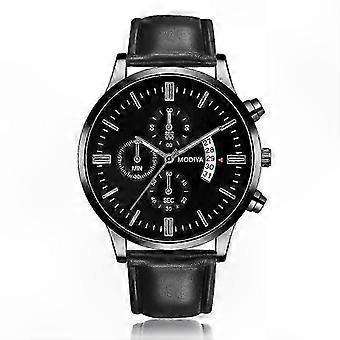 Herren-Quarzuhr aus Edelstahl mit Kalender, elegante Business-Uhr – das perfekte Geschenk für Papa oder Freund