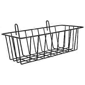 Rabbit Hay Feeder Hanging Metal Holder for Storage Use Black