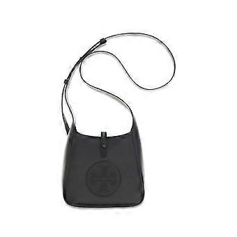 Tory Burch Black Calf Leather Bos Taurus Shoulder Bag