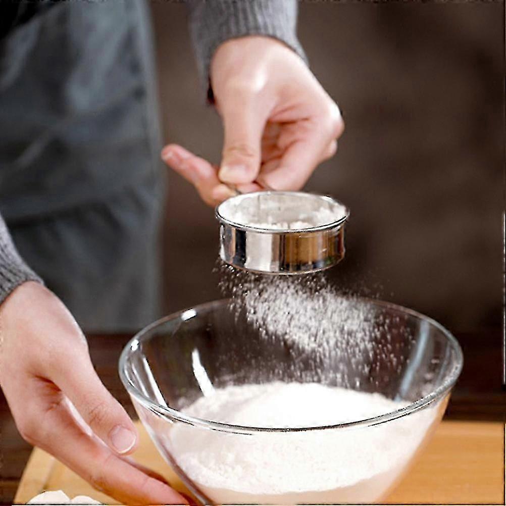 Compact Stainless Steel Flour Sifter
