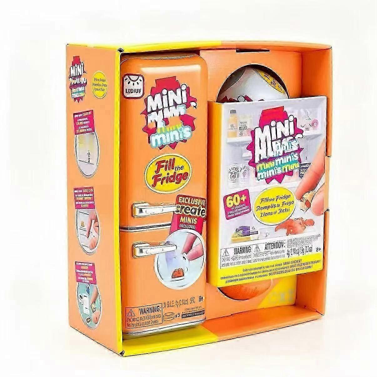 Mini fridge+2 capsules,Fill the fridge set,Mini Brands_jsay