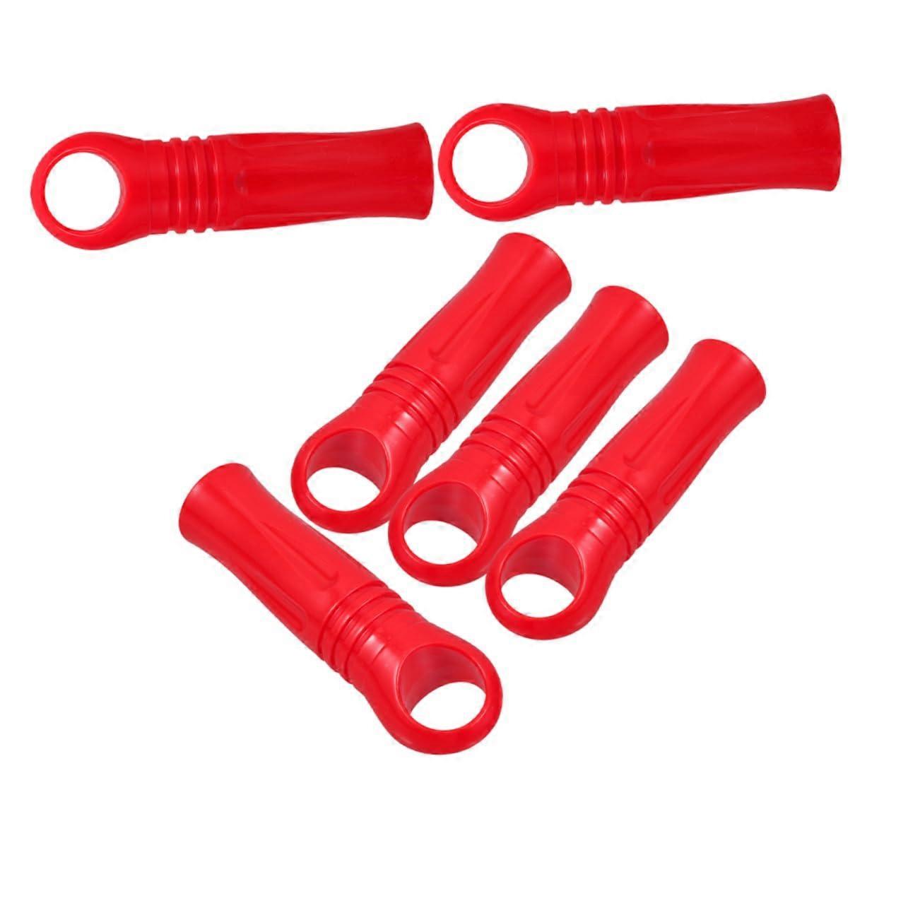 6pcs Mop Handle Replacement Grip with Ergonomic Comfort and Threaded Quick Installation End Caps