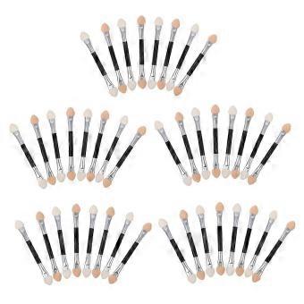 40pcs Dual-ended Disposable Eyeshadow Brushes Long Handle Eye Makeup Applicators Soft Sponge Tips Eye Cosmetic Tools Kit for Professional_yzae