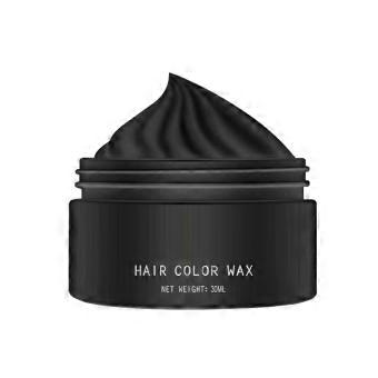 Temporary Hair Color Wax Silver Gray – Washable Styling Wax for Instant Color Change, Men and Women Party Cosplay