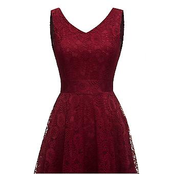 chinese dress ladies Miss Circle Women Udaya Burgundy Lace Long Sleeve Maxi Dress