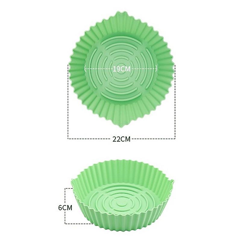 1pc Air Fryer Silicone Pot Air Fryer Basket Liners Non-stick Oven Baking Tray