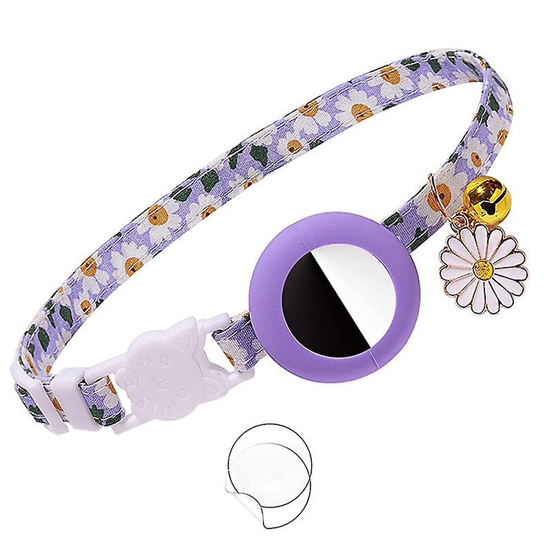 For Airtag Case Dog Cat Bell Collar Silicone Cases Gps Finder Protective Case