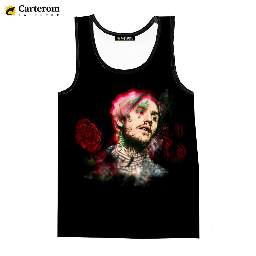 2023 Nuevo rapero Lil Peep 3D Vest Fashion Hip Hop Men Tank Tops