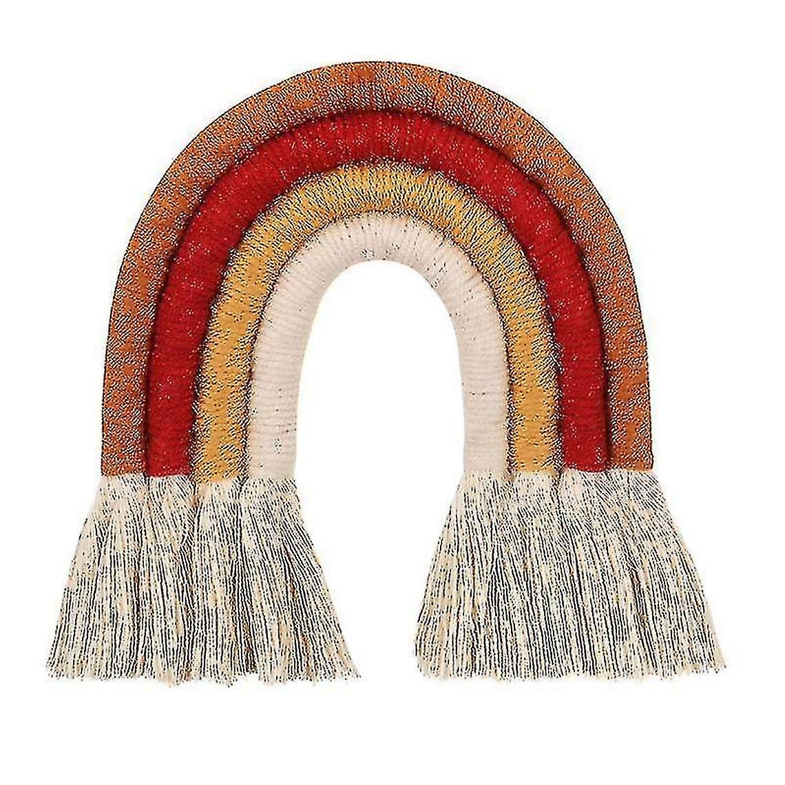 Rainbow Macrame Craft Decorative Hanging Home Decor