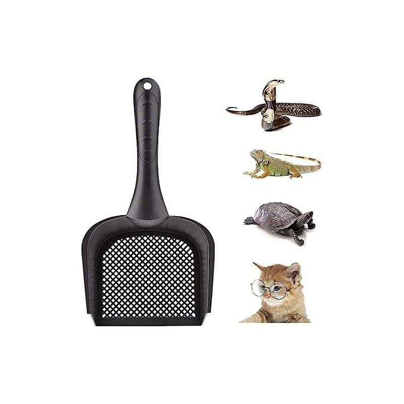 Plastic Cat Litter Shovel Pets Black