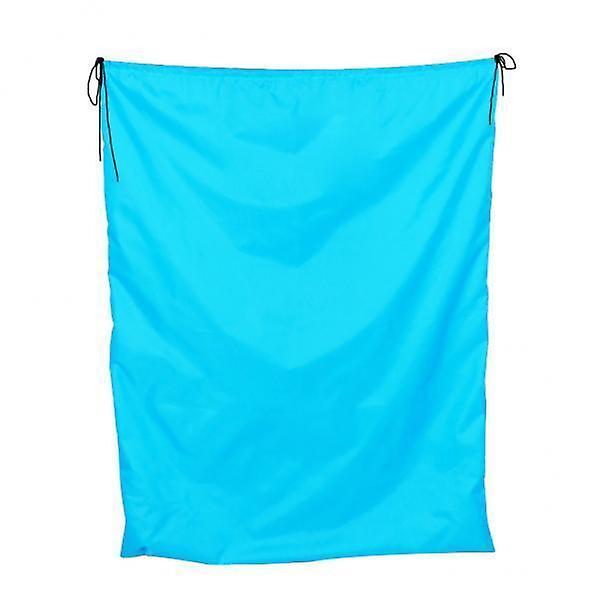 10xLarge Capacity Bag Waterproof Drawstring Storage Pouch Sack Blue 50x70cm