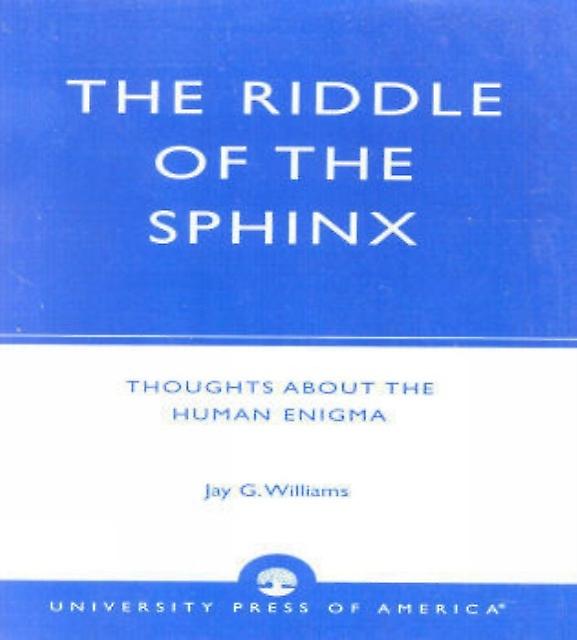 The Riddle Of The Sphinx by Jay G. Williams Paperback Book