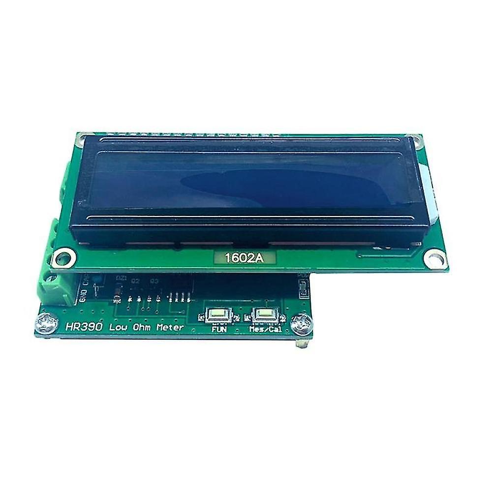 Hr390 Milliohm Meter Low Resistance Tester Ohmmeter Capacitance Tester
