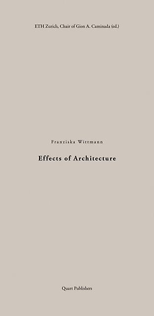 השפעות האדריכלות מאת פרנציסקה ויטמן בכריכה רכה