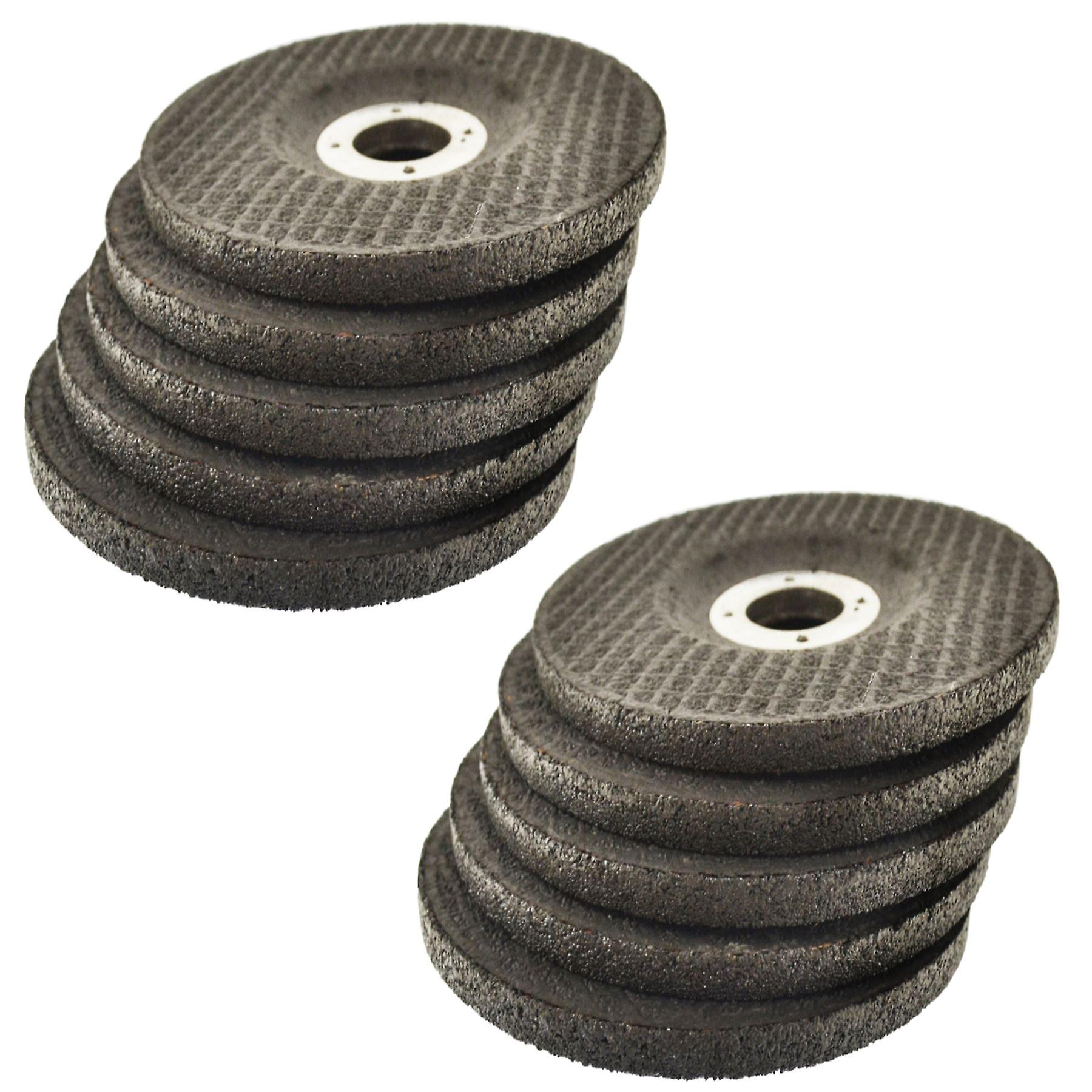 4 1/2" Depressed / Dished Centre Metal Grinding Disc Stainless Steel AT850_10Pk