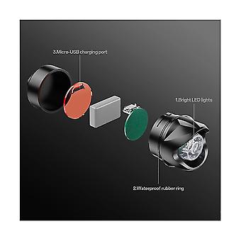 1 Set Usb Recharable Outdoor Ing Warning Shoe Flash Attachment For Alligator Clip
