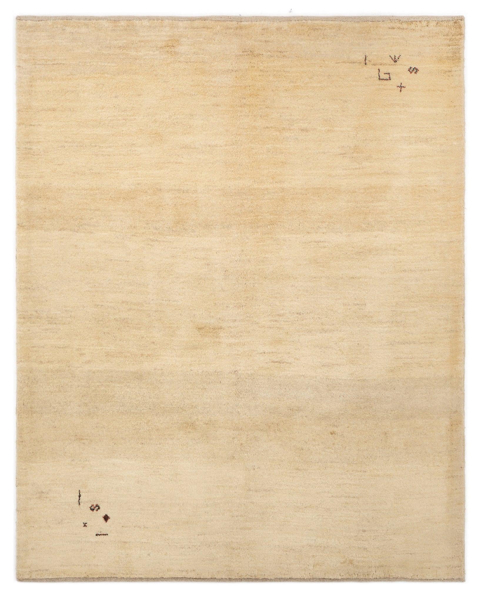 Hadorn Gabbeh Shouli 155x192 米色手工制作的中亚地毯