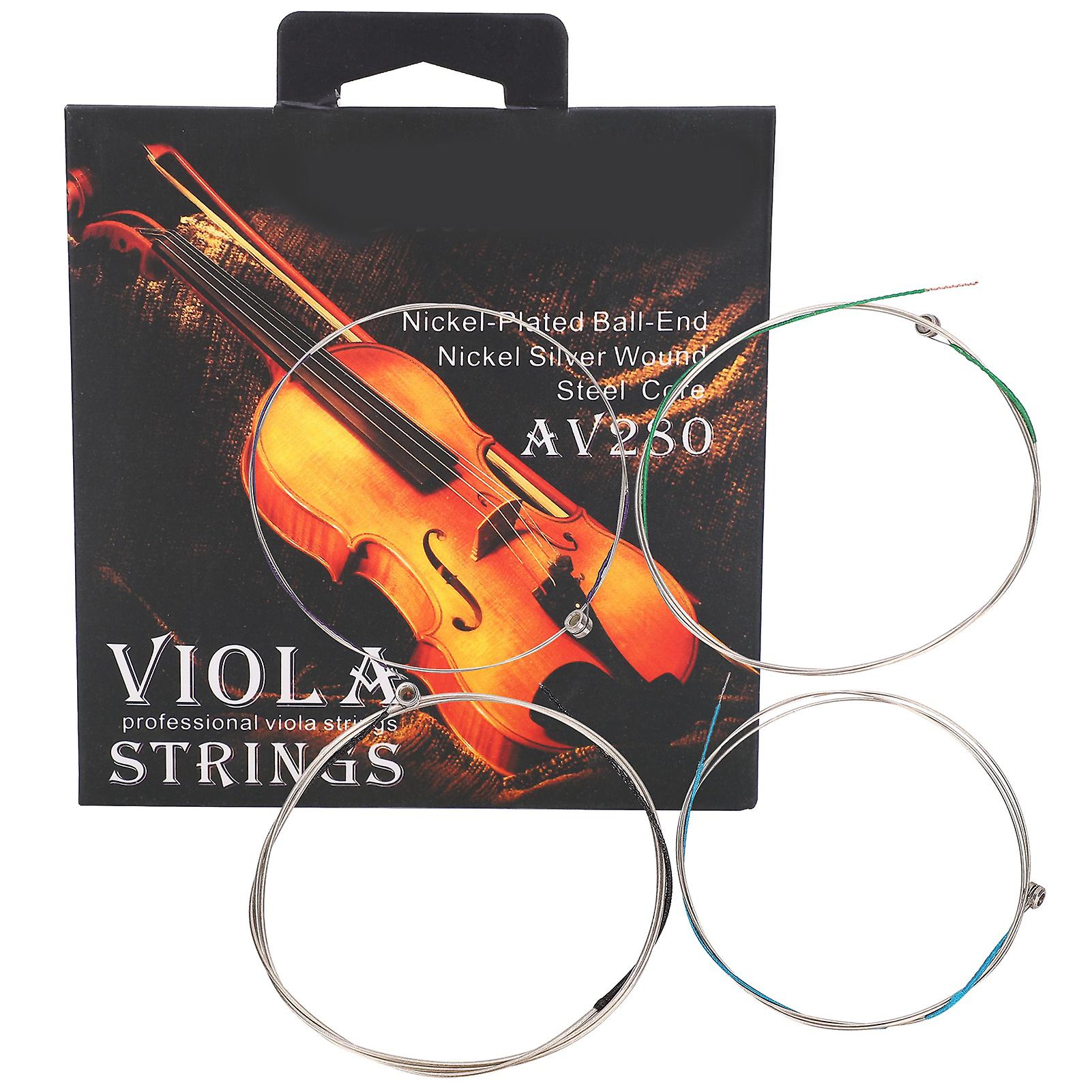 4 Pcs Set Universal Full Set Professional Viola Strings E A D G for 14"16" Violas