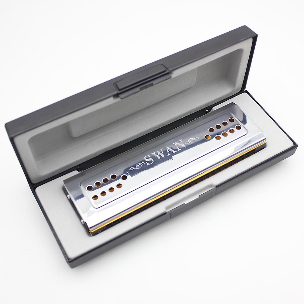 2-in-1 Dual-sided Tremolo Harmonica Mouth Organ Dural Key