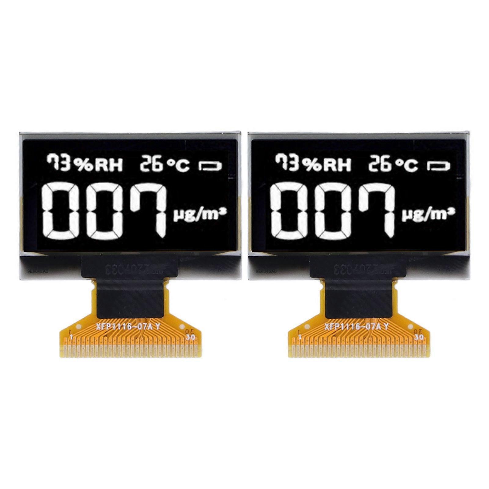 2Pcs Liquid Crystal Display Screen Module Organic Light Emitting Diode 128x64 Resolution CH1106 30PIN 1.3in