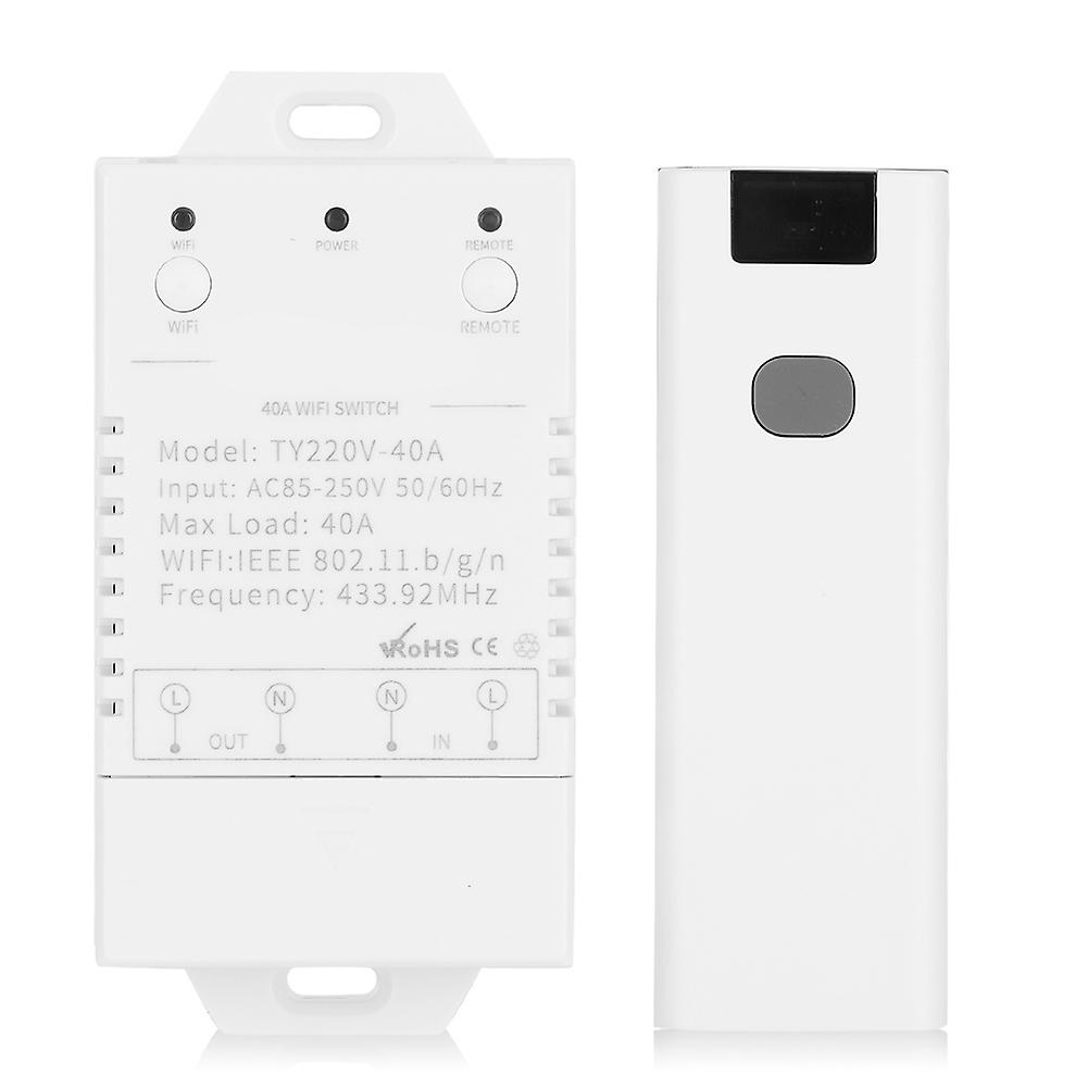 High Power 40A Wireless Remote Switch, Easy Install, Durable ABS, Reliable Control