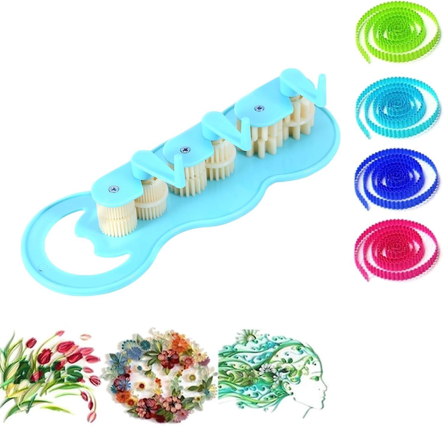 Quilling Crimper, Hand Operated Shaper Paper Quilled Shaper Machine Paper Craft DIY Art Tool