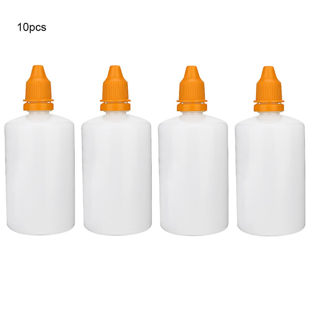 10pcs Eye Liquid Empty Dropper Portable Squeezable Dropping Bottle Eye Drops Storage Bottle