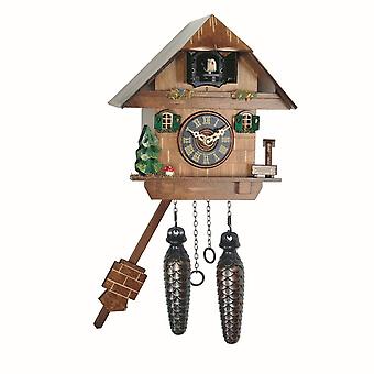 Engstler - 417 Q - Cuckoo Clock - Quartz - Walnut