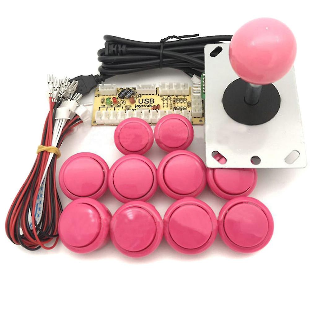 Arcade Buttons Game Usb Encoder Pc Joystick Controller Diy Kit For Mame Jamma Games