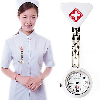 Draagbaar Alloy Nurse Round Quartz Polshorloge Horloge met Pin