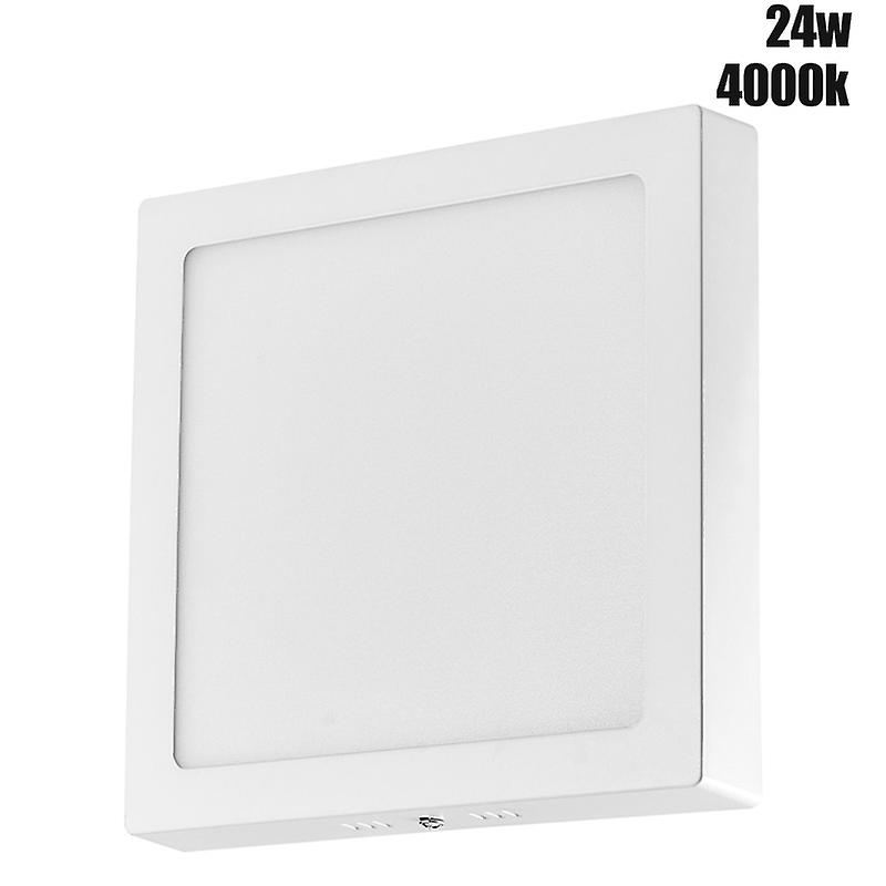 LED Panel Light Ceiling Down Lamp 6/12/18/24W Square Surface Mount Lights