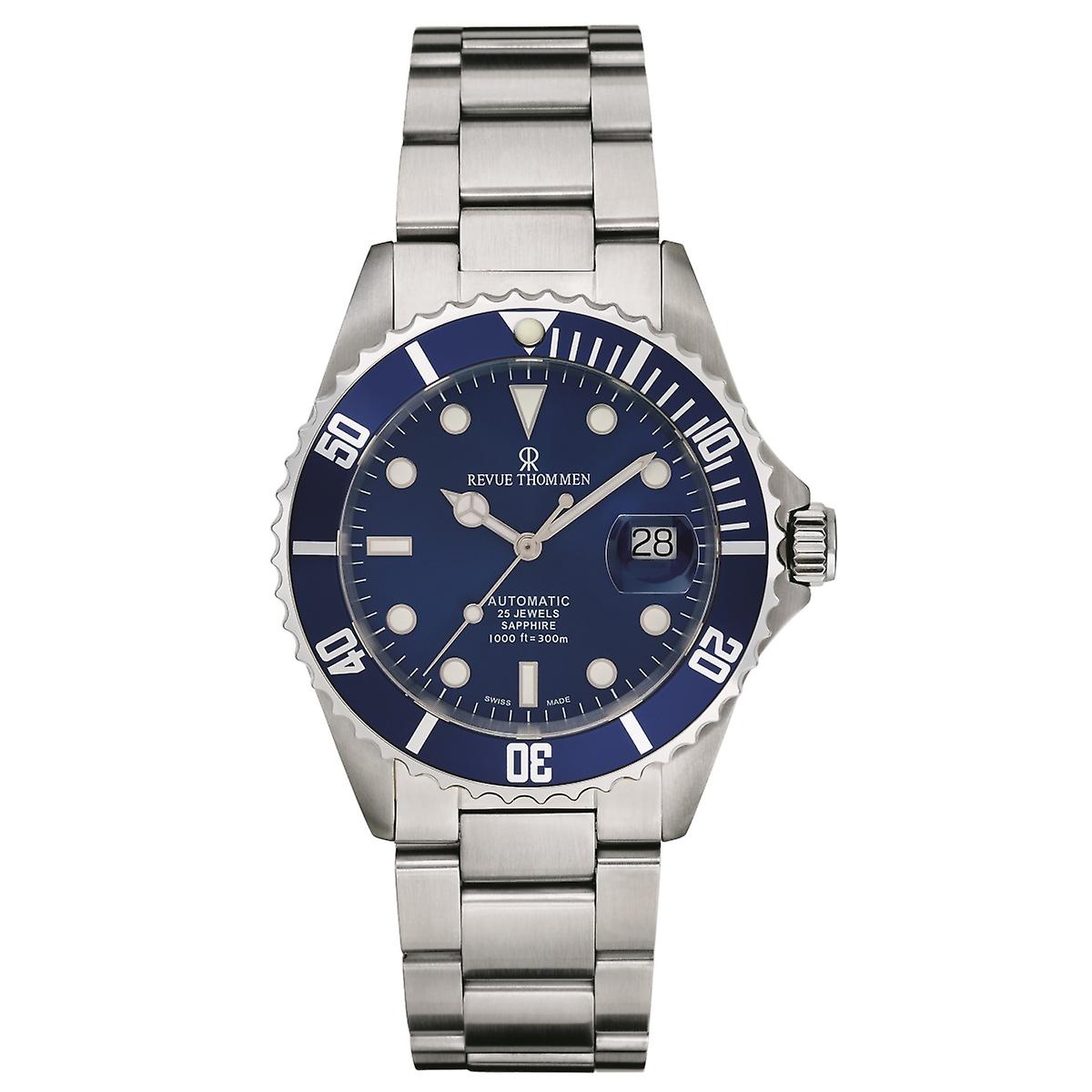 Revue Thommen Men's Watch Analog Automatic XL Diver 17571.2128 Stainless Steel