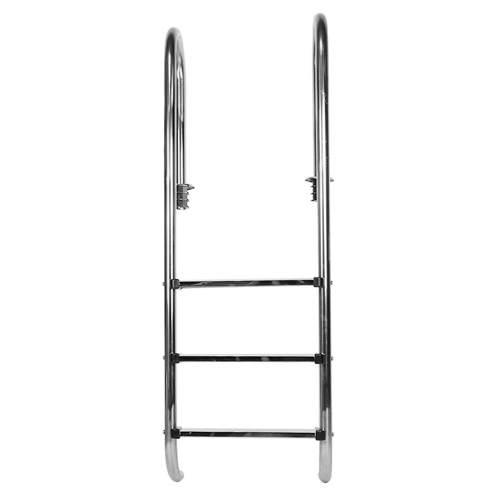 Stainless Steel NonSlip Swimming Pool Safety 3Step Ladder Pools Hot Tubs Supplies