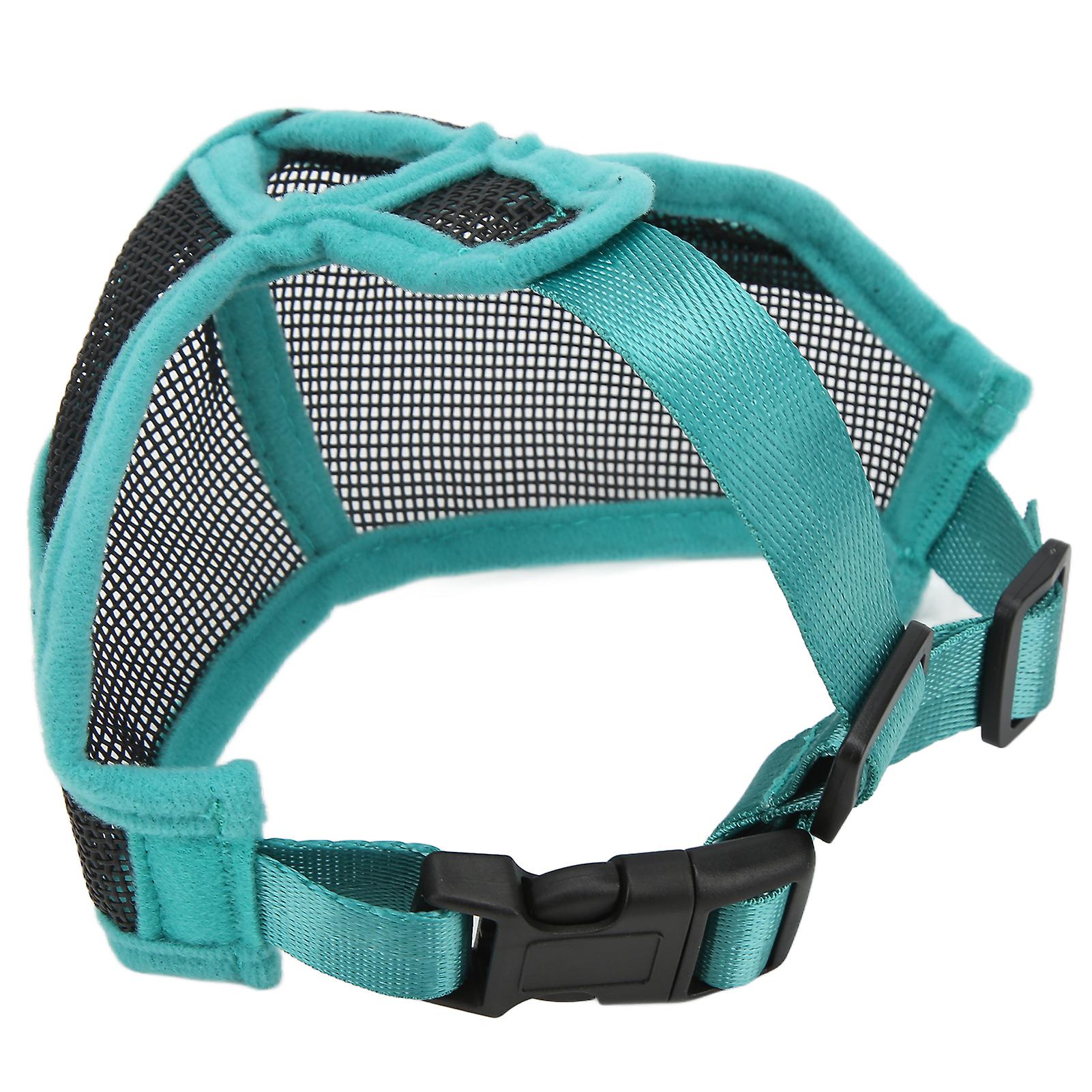 Short Snout Dog Muzzle Mesh Adjustable Breathable Anti Biting Bulldog Short Snout Muzzle for DogsXL 