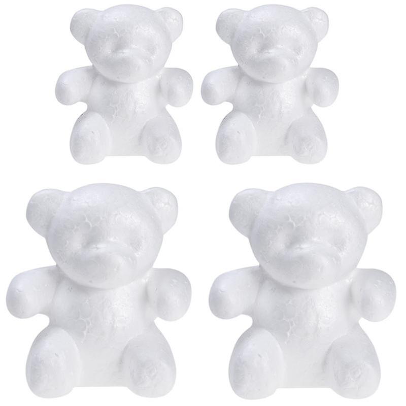 4 stuks piepschuim modellering