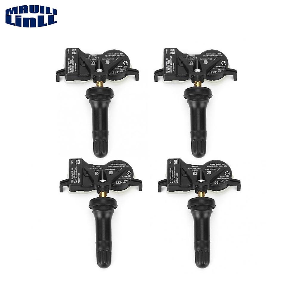 4pcs New Tire Pressure Sensor Tpms Oem 68293199aa 433mhz For Dodge Ram 1500 2019-2020