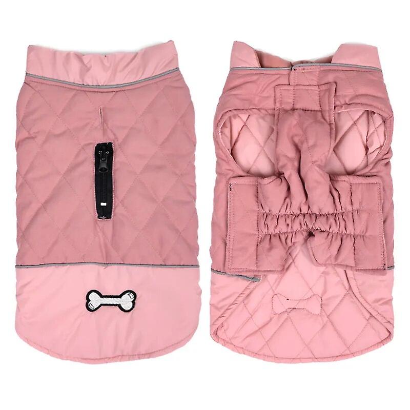 Redkid Clothing For Dogs Waterproof Winter Warm Dog Clothes Reflective Dog Jacket Reversible Pet Clo