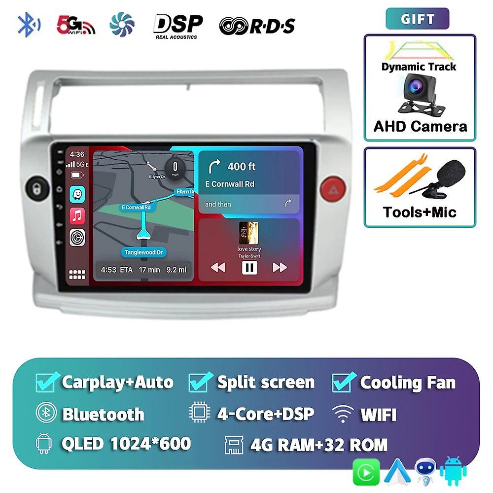 Android 13 Carplay Auto For Citroen C4 C-triomphe Quatre 2004 -2010 2011 2012 2013 2014 Car Radio Multimedia Gps Player Stereo