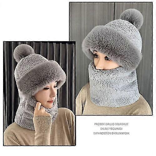 Cycling Warm Winter Cap New Bib Mask.multi-functional Windproof Cap And Scarf