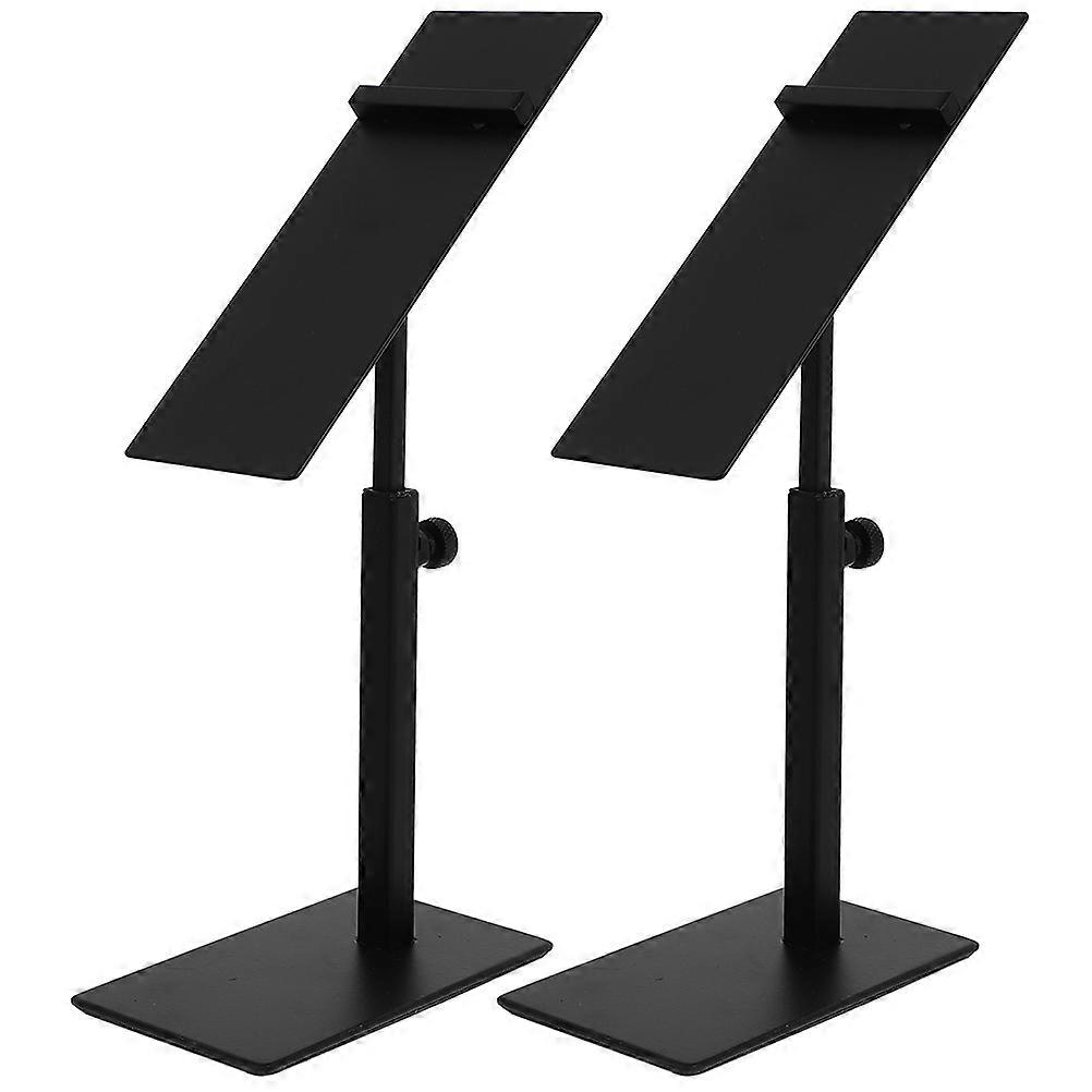 2 pcs Stainless Steel Shoe Display Stand Adjustable Shoe Stands Metal Shoe Display Holders