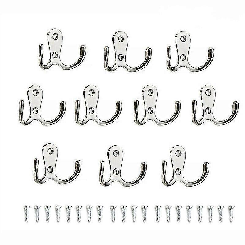 10x Coat Hooks Coat Hooks Wall Coat Rack Hat Hooks Coat Hooks