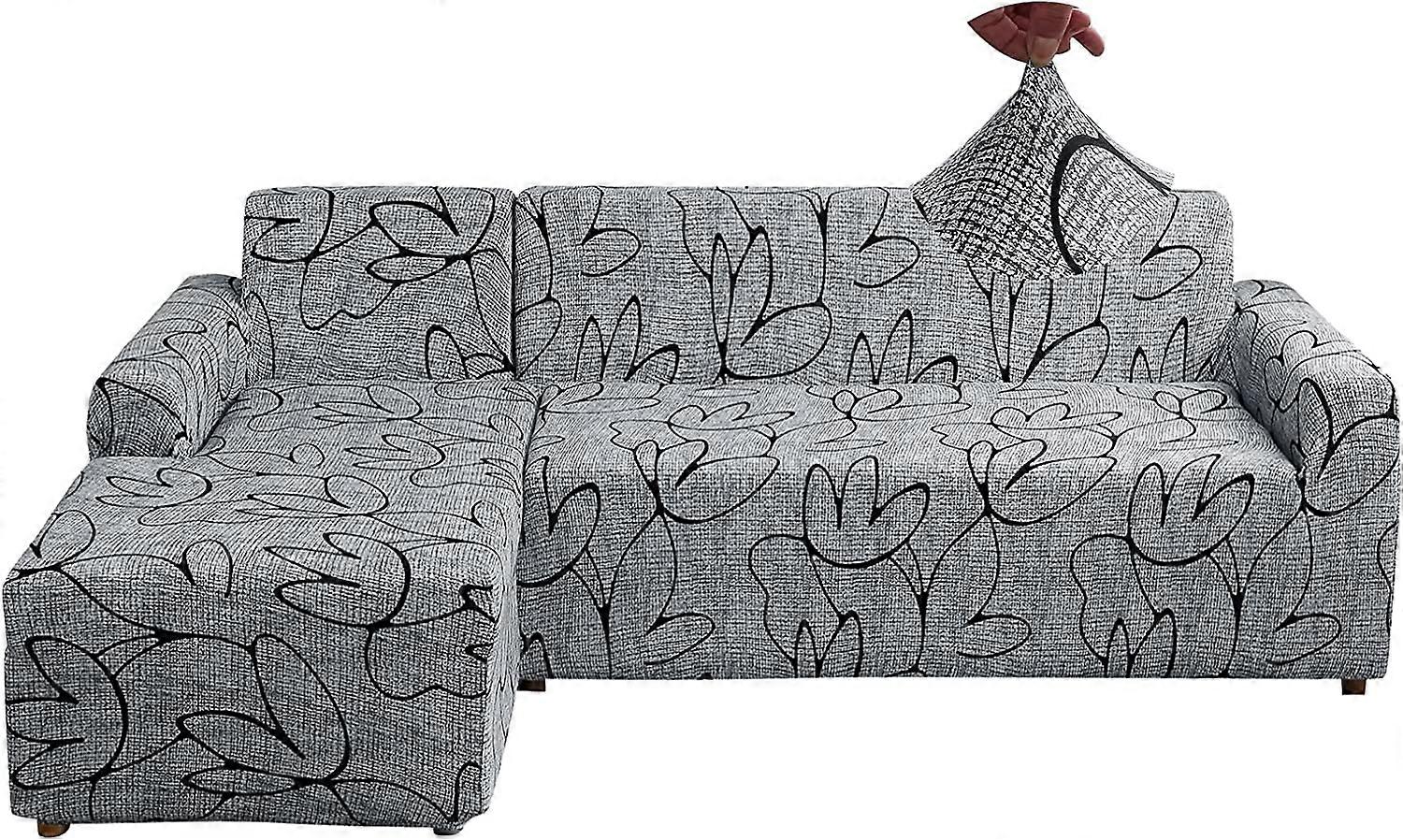 Divano Getta Copridivano Elastico Spandex Stretch Copridivano Copridivano per Divano A Forma Di L Universale Lavabile Divano Tiro