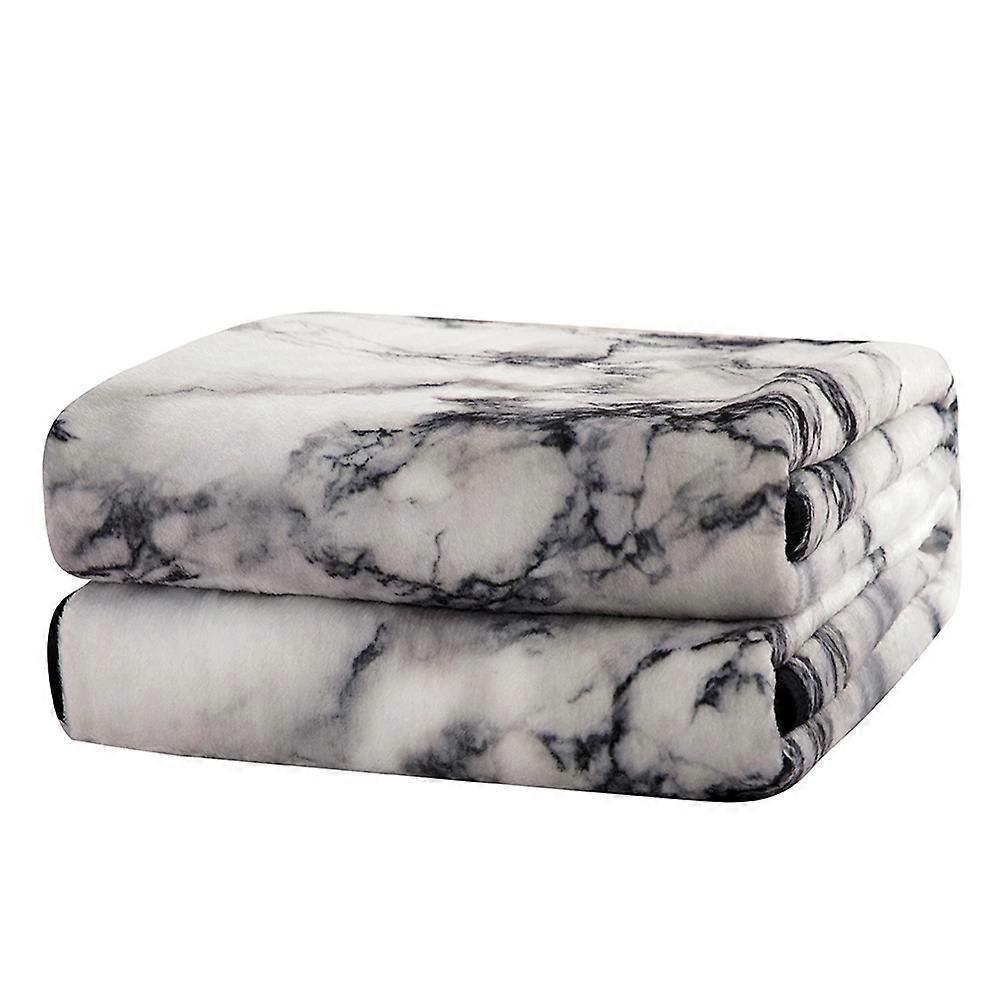 Modern Soft Polyester Throw Marbling Printing Blanket Bedding Quilt (180 * 200cm)