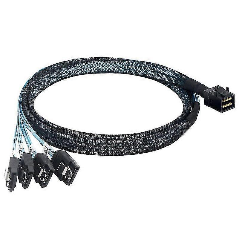 Internal Mini Sas To Sata Cable, Sff-8643 To Sata Forward Breakout Compatible With Controller Hard