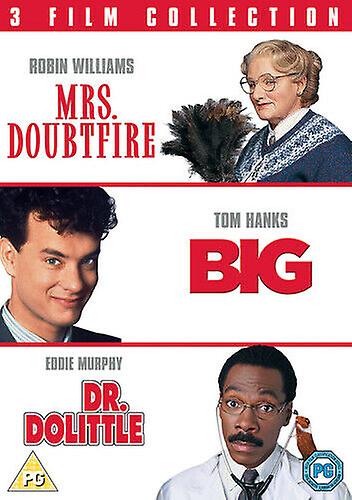 BigMrs DoubtfireDr Dolittle DVD (2011) Tom Hanks Marshall (DIR) cert PG 3 - Region 2