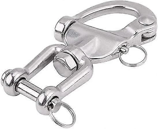 Rustfritt stål Marine Spring Shackle Emergency Hook 128mm
